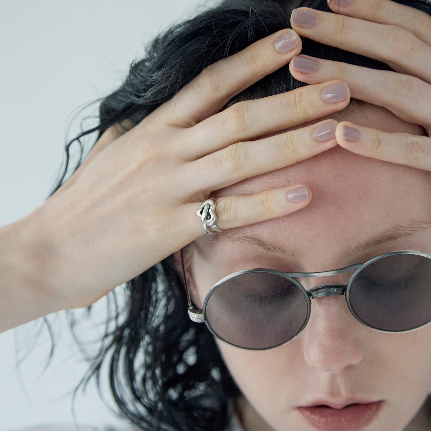 CROSS HEART RING