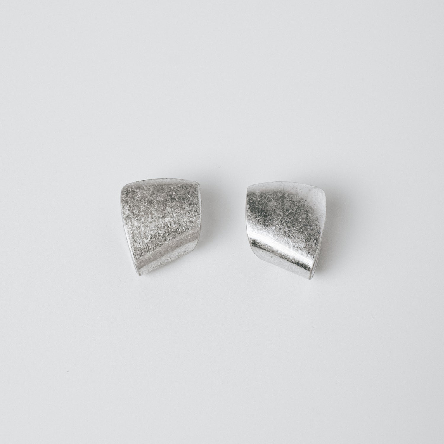 ORIGAMI EARRING / SILVER
