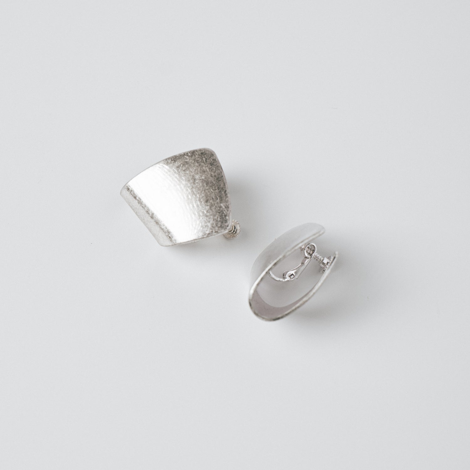 ORIGAMI EARRING / SILVER