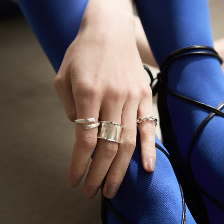 THICK CHAIN PINKY RING