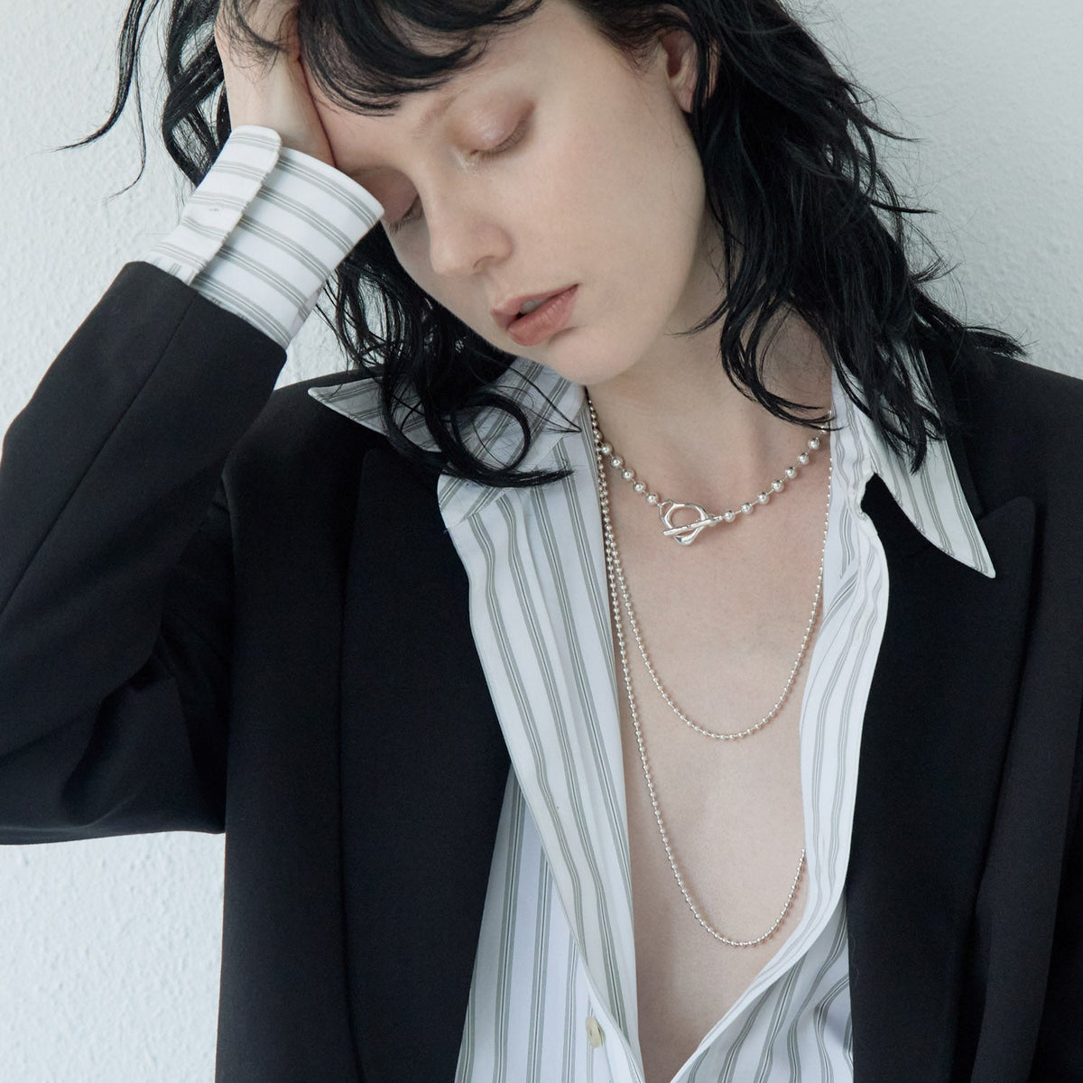 THICK BALL CHAIN ​​NECKLACE