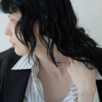 SNAKE CHAIN ​​NECKLACE / SILVER
