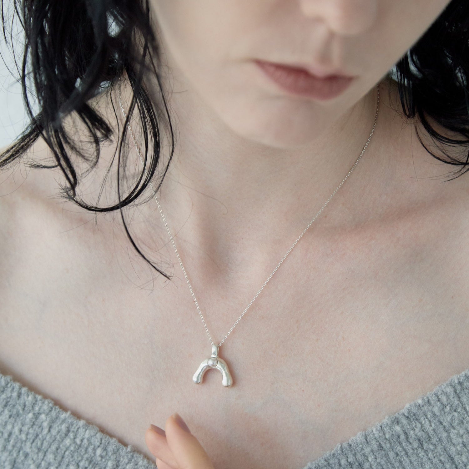 CLOUDY PEARL NECKLACE