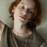UNEVEN BALL NECKLACE