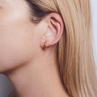 SIMPLE HOOP GOLD CUFF