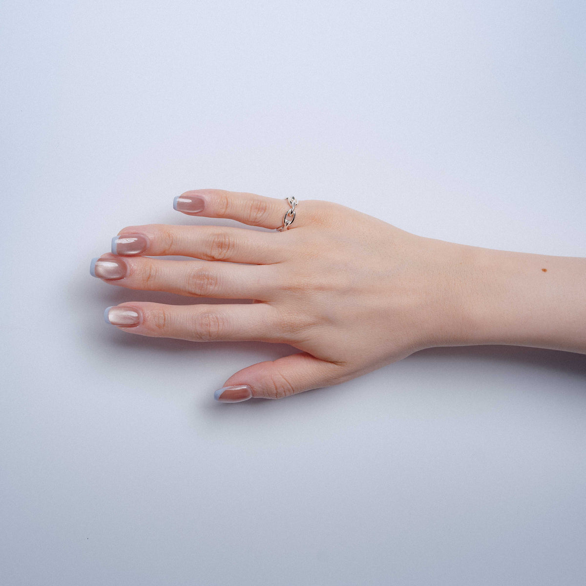 THICK CHAIN PINKY RING