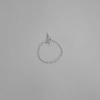 OVAL CHAIN LARIAT BRACELET