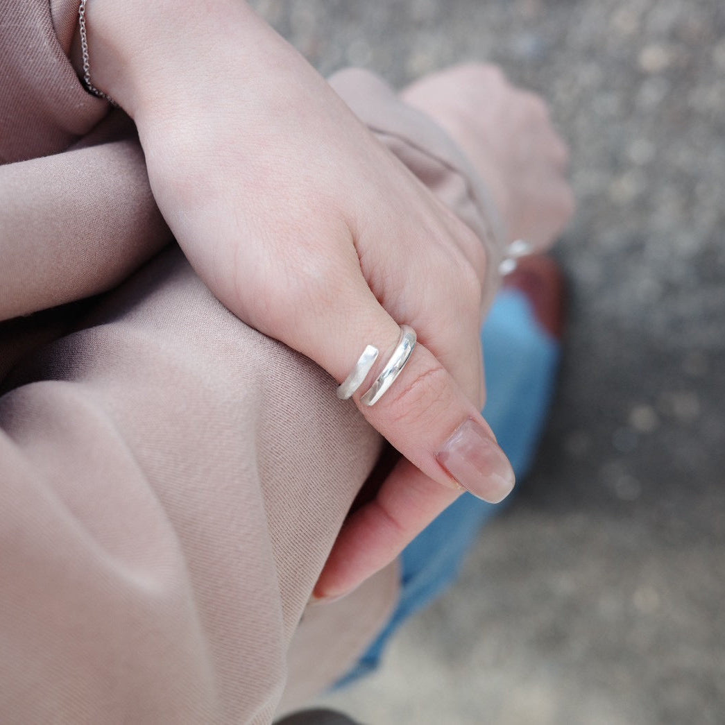 HALF MATTE FREE RING