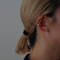 SIMPLE HOOP GOLD CUFF