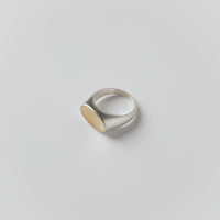 Matte mixed color ring