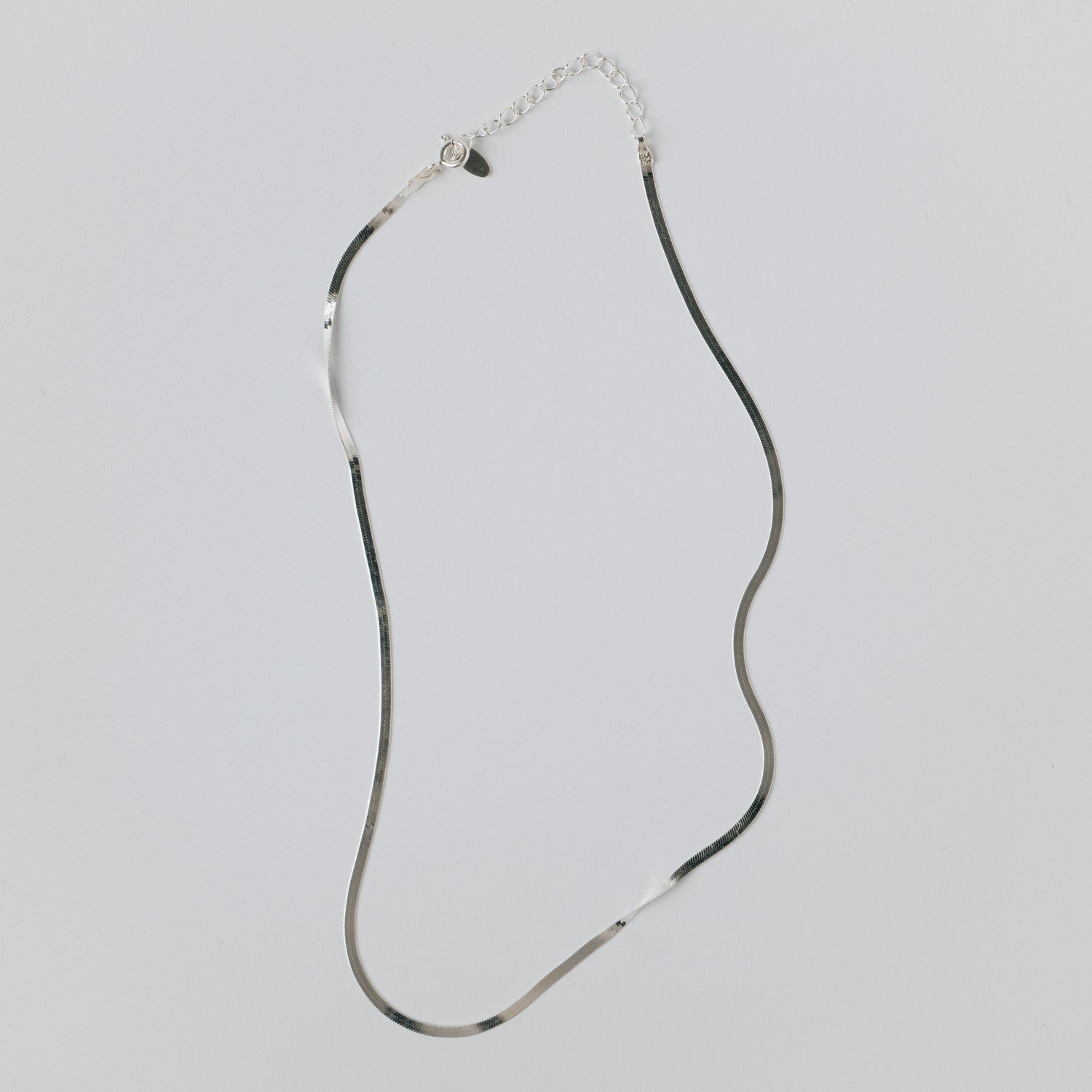 FIT CINE SNAKE NECKLACE / SILVER