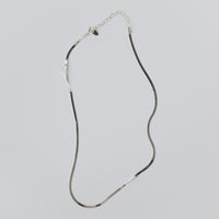 FIT CINE SNAKE NECKLACE / SILVER