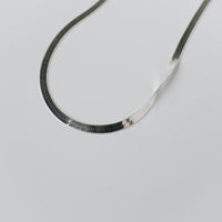 FIT CINE SNAKE NECKLACE / SILVER