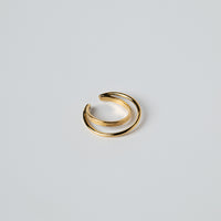 W LINE EAR CUFF / RING / GOLD