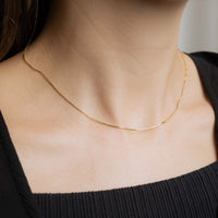 SNAKE CHAIN ​​NECKLACE / GOLD