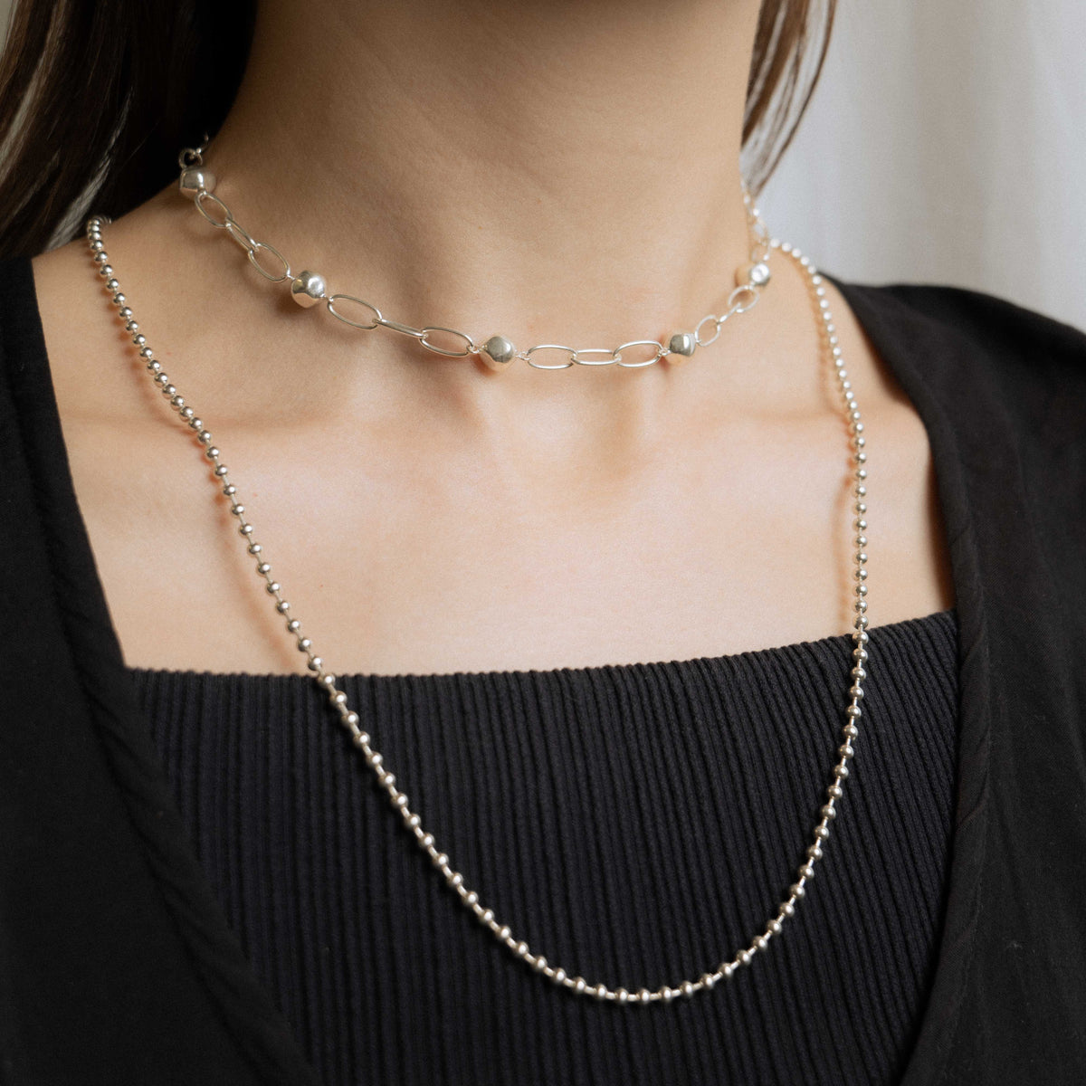 BALL CHAIN ​​NECKLACE