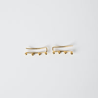 SMALL BALL LINE EAR CUFF / GOLD