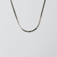 FIT CINE SNAKE NECKLACE / SILVER