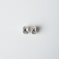 MAT BEANS EARRING / SILVER