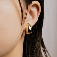 France gold earrings