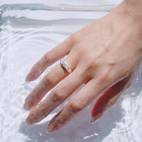 WAVEFORM PINKY RING