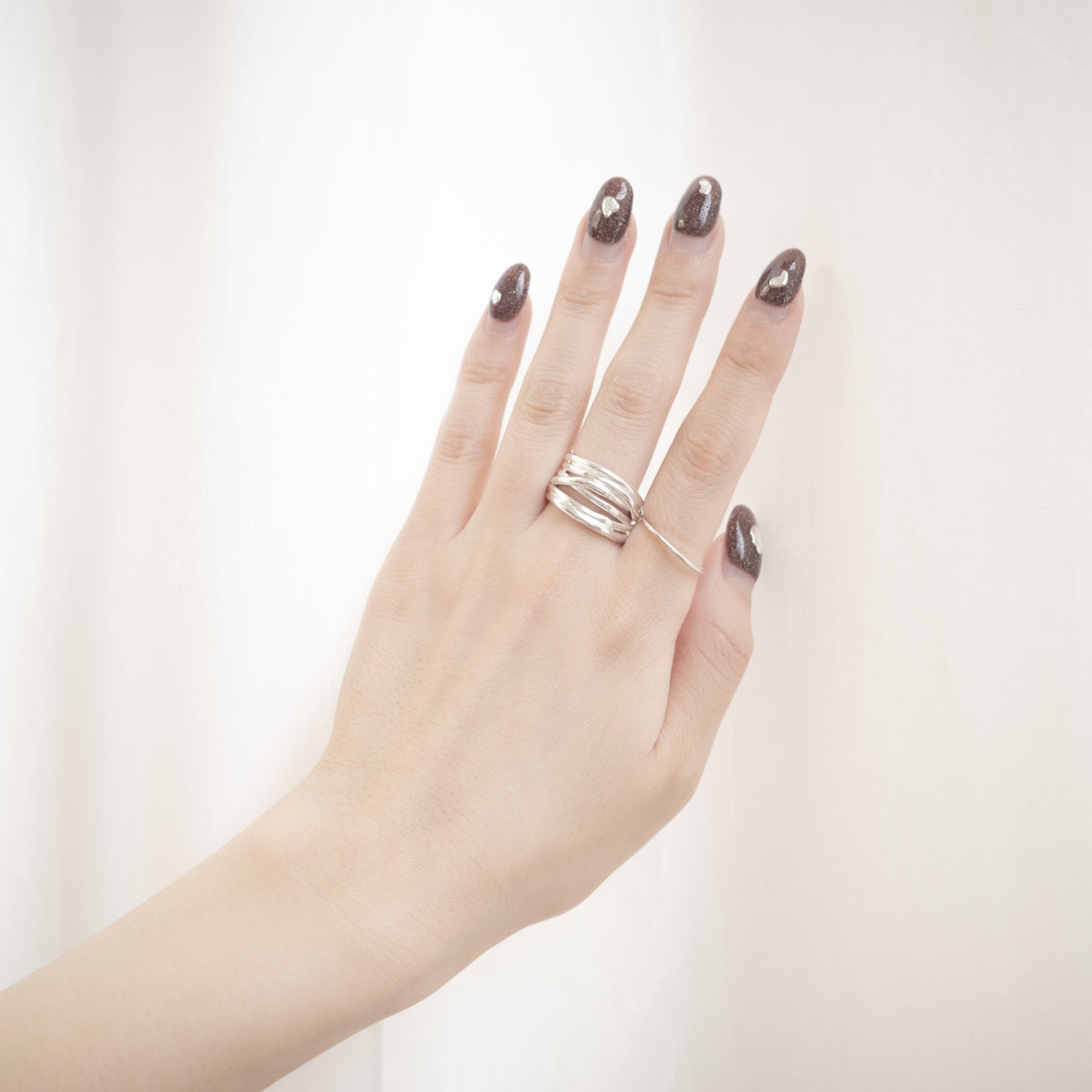 BIG MATTE LINE RING