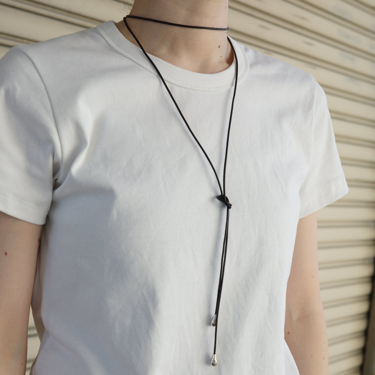LEATHER CORD NECKLACE