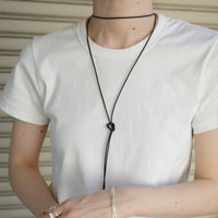 LEATHER CORD NECKLACE
