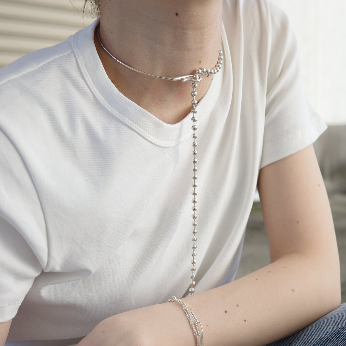 THICK BALL CHAIN CHOKER