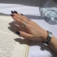 BIG MATTE LINE RING
