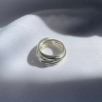 BIG MATTE LINE RING